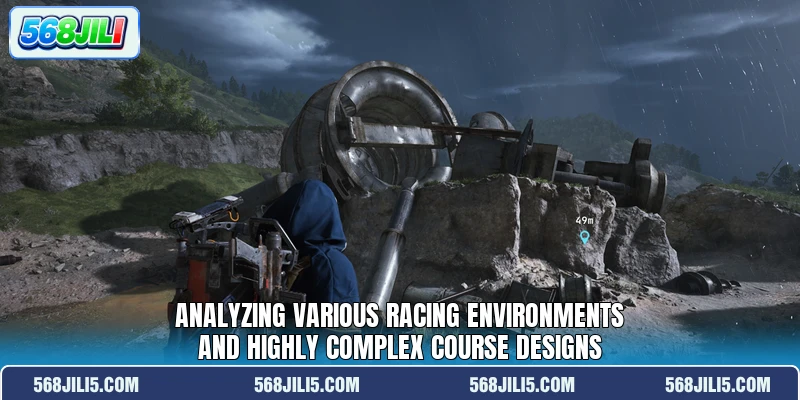 Analyzing various racing environments and highly complex course designs Analyzing various racing environments and highly complex course designs