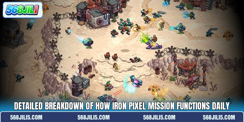 Detailed breakdown of how Iron Pixel Mission functions daily Detailed breakdown of how Iron Pixel Mission functions daily