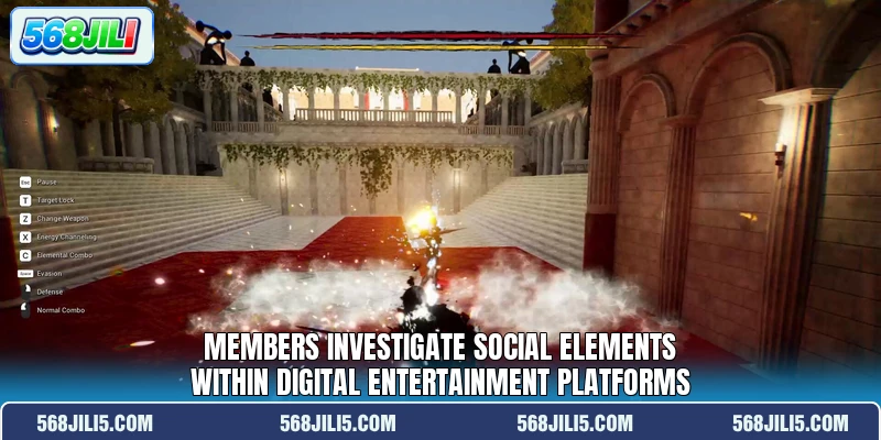 Members investigate social elements within digital entertainment platforms Members investigate social elements within digital entertainment platforms