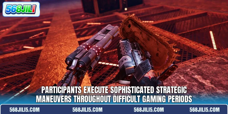 Participants execute sophisticated strategic maneuvers throughout difficult gaming periods Participants execute sophisticated strategic maneuvers throughout difficult gaming periods