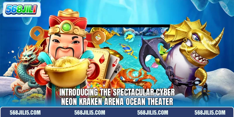Introducing the spectacular cyber Neon Kraken Arena ocean theater Introducing the spectacular cyber Neon Kraken Arena ocean theater