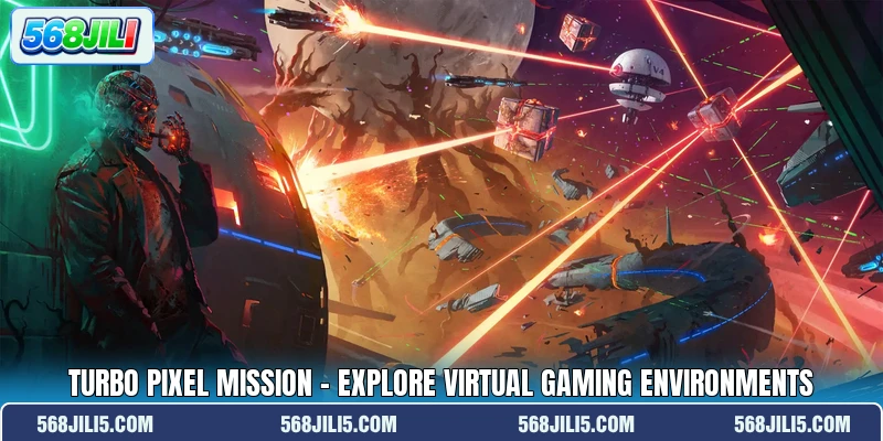 Turbo Pixel Mission - Explore Virtual Gaming Environments